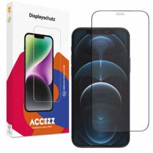 Accezz Full Cover ekrano apsauga iš grūdinto stiklo, skirta iPhone 12 Pro Max