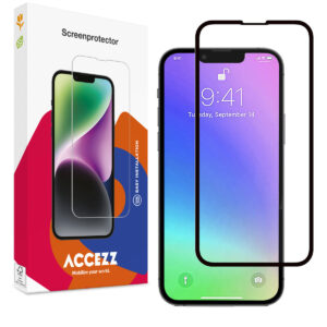 Accezz Full Cover ekrano apsauginis stiklas iš grūdinto stiklo, skirtas iPhone 13 Mini