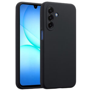 Accezz skysto silikono dėklas, skirtas Samsung Galaxy A17 (4G/5G) – juodas