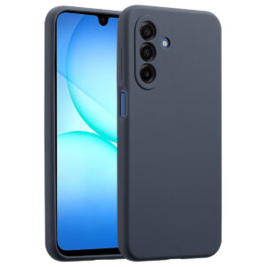 Accezz skysto silikono dėklas, skirtas Samsung Galaxy A17 (4G/5G) – tamsiai mėlynas