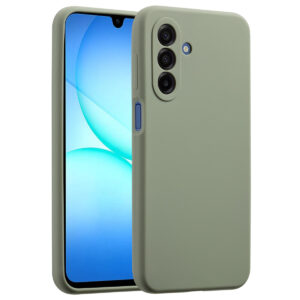 Accezz skysto silikono dėklas, skirtas Samsung Galaxy A17 (4G/5G) – vario žalumo