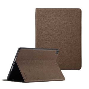 Selencia Riva atverčiamas dėklas, skirtas iPad 9 (2021) 10.2 col. / iPad 8 (2020) 10.2 col. / iPad 7 (2019) 10.2 col. – Mocha Brown