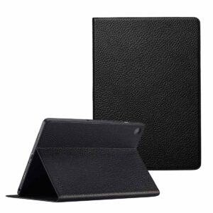 Selencia Riva atverčiamas dėklas, skirtas Samsung Galaxy Tab A9 Plus – Juodas