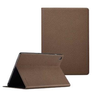 Selencia Riva atverčiamas dėklas, skirtas Samsung Galaxy Tab A9 Plus – Mocha Brown