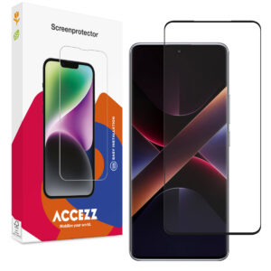 Accezz Full Cover ekrano apsauga iš grūdinto stiklo, skirta Xiaomi Poco X7