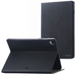 Accezz Classic atverčiamas dėklas, skirtas Samsung Galaxy Tab S11 – juodas