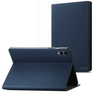 Accezz Classic atverčiamas dėklas, skirtas Samsung Galaxy Tab S11 Ultra – tamsiai mėlynas