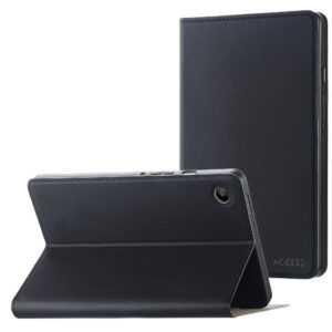 Accezz Classic atverčiamas dėklas, skirtas Samsung Galaxy Tab A11 – juodas