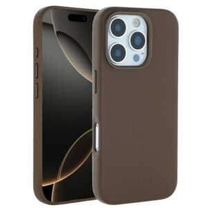 Accezz MagSafe odinis galinis dangtelis, skirtas iPhone 16 Pro – kavos ruda