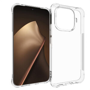 Accezz skaidrus TPU galinis dėklas, skirtas Xiaomi 15T Pro – skaidrus