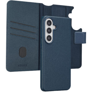 Accezz 2-in-1 odinis atverčiamas dėklas su MagSafe, skirtas Samsung Galaxy S26 Plus – Nightfall Blue