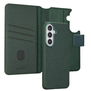 Accezz 2-in-1 odinis atverčiamas dėklas su MagSafe, skirtas Samsung Galaxy S26 Plus – Cedar Green