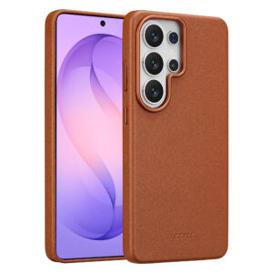 Accezz MagSafe odinis nugarėlės dėklas, skirtas Samsung Galaxy S26 Ultra – Sienna Brown