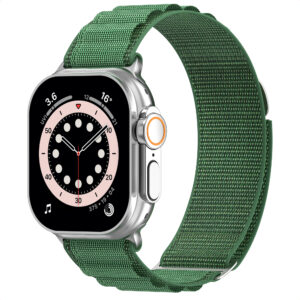 Accezz nailoninė Alpine apyrankė, skirta Watch | 44/45/46/49 mm – alyvuogių žalia