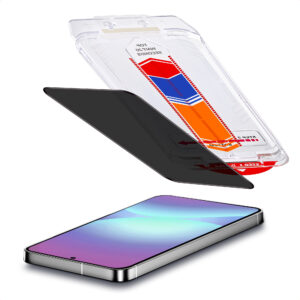 Accezz privatumą saugantis apsauginis stiklas su aplikatoriumi, skirtas Samsung Galaxy A57 (5G)