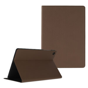 Selencia Riva atverčiamas dėklas, skirtas Samsung Galaxy Tab A11 Plus – Mocha Brown
