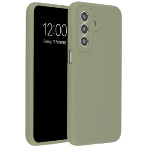 Accezz skysto silikono dėklas, skirtas Samsung Galaxy A27 (5G) – vario žalumo