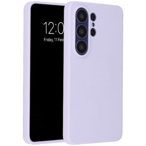 Accezz skysto silikono dėklas su MagSafe, skirtas Samsung Galaxy S26 Ultra – violetinis
