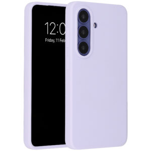 Accezz skysto silikono dėklas su MagSafe, skirtas Samsung Galaxy S26 Plus – violetinis