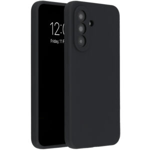 Accezz skysto silikono dėklas, skirtas Samsung Galaxy A57 (5G) – juodas