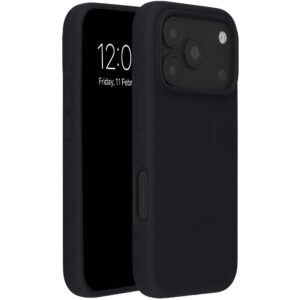 Accezz skysto silikono dėklas su MagSafe, skirtas iPhone 18 Pro Max / 17 Pro Max – juodas