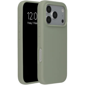 Accezz skysto silikono dėklas su MagSafe, skirtas iPhone 18 Pro / 17 Pro – Cooper Green