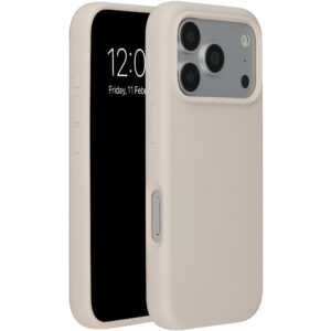 Accezz skysto silikono dėklas su MagSafe, skirtas iPhone 18 Pro / 17 Pro – Stone