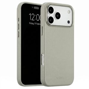 Accezz MagSafe odinis nugarėlės dėklas, skirtas iPhone 18 Pro Max / 17 Pro Max – šviesiai pilkas