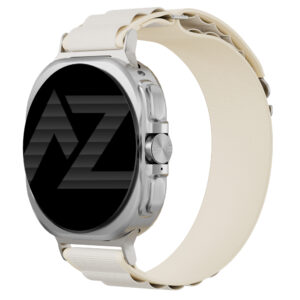 Accezz nailoninė „Alpine“ apyrankė, skirta Samsung Galaxy Watch Ultra 2 (2026) / Ultra (2024/2025) – Polarstern