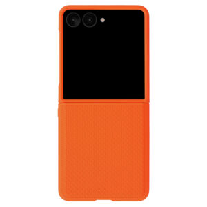 Accezz Grid nugarėlė skirta Samsung Galaxy Z Flip 8 - Oranžinė