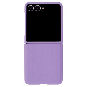 Accezz Grid galinis dangtelis, skirtas Samsung Galaxy Z Flip 8 – violetinis
