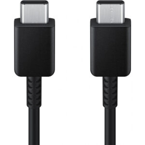Originalus Samsung USB-C į USB-C laidas gamyklinėje pakuotėje – 1 metras – 25 W – juodas
