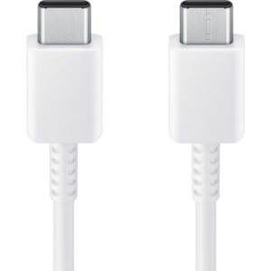Originalus Samsung USB-C į USB-C laidas gamyklinėje pakuotėje – 1 metras – 25 W – Baltas