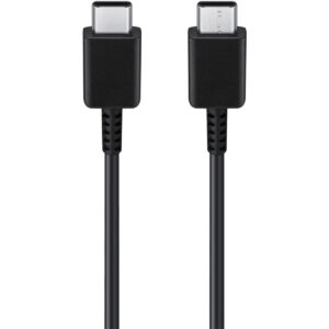 Originalus Samsung USB-C į USB-C laidas gamyklinėje pakuotėje – 1,8 metro – 25 W – Juodas