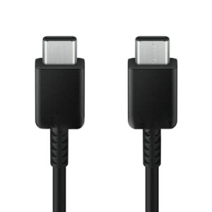 Originalus Samsung USB-C į USB-C laidas gamyklinėje pakuotėje - 1 metras - 45 W - Juodas