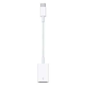 originalus USB-C į USB-A adapteris – baltas