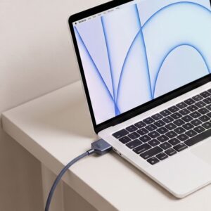 TECH-PROTECT MMC01 ULTRABOOST MAGNETINIS MACBOOK KABELIS USB-C Į MagSafe 3 140W 300CM TAMSIAI MĖLYNAS - Image 7