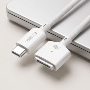 TECH-PROTECT MMC01 ULTRABOOST MAGNETINIS MACBOOK KABELIS USB-C Į MagSafe 3 140W 300CM BALTAS - Image 7