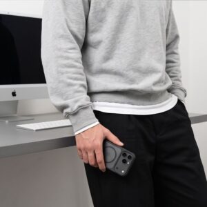 TECH-PROTECT MAGMAT MagSafe CC iPhone 17 Pro Max / 18 Pro Max MATINIS juodos spalvos - Image 7
