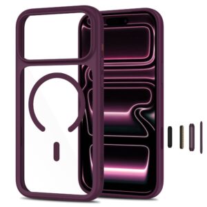 TECH-PROTECT MAGONE MagSafe CC + STIKLAS 2-PACK iPhone 17 Pro / 18 Pro TAMSIAI VYŠNINĖ/SKAIDRI - Image 8