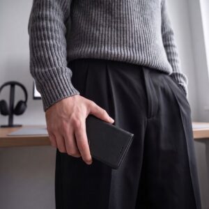 Tech-Protect PINIGINĖS TIPO DĖKLAS XIAOMI REDMI NOTE 17 Pro 5G MATTE BLACK - Image 8