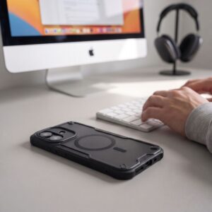 Tech-Protect RUGGED SHIELD MagSafe XIAOMI REDMI NOTE 17 Pro 5G MATINIS JUODAS - Image 8