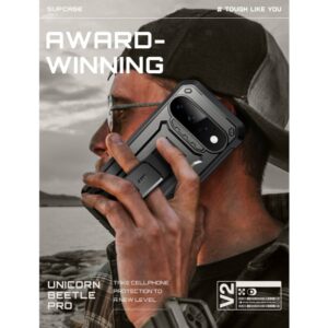 SupCase UNICORN BEETLE Pro GOOGLE PIXEL 11 Pro JUODAS - Image 8