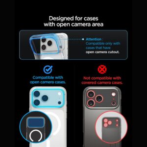 Spigen OPTIK PRO XL GLAS.TR EZ FIT KAMEROS APSAUGA IPHONE 18 PRO MAX DARK GREY - Image 8