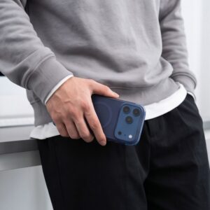 Tech-Protect MAGAIR MAGSAFE CC iPhone 17 PRO / 18 PRO MATINIS TAMSIAI MĖLYNAS - Image 8