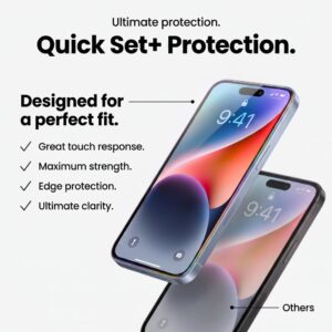 GRŪDINTAS STIKLAS Tech-Protect QUICK SET+ 2-PACK GOOGLE PIXEL 9 PRO XL / 10 PRO XL / 11 PRO XL SKAIDRUS - Image 8