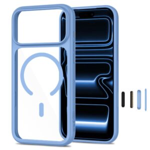 TECH-PROTECT MAGONE MagSafe CC + STIKLAS 2-PACK iPhone 17 Pro Max / 18 Pro Max ŠVIESIAI MĖLYNA/SKAIDRI - Image 8