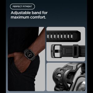 Spigen RUGGED ARMOR PRO APPLE WATCH 12 (46 MM) MATINĖ JUODA - Image 8
