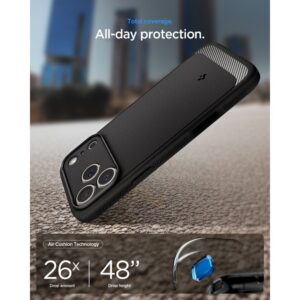 Spigen Rugged Armor MagSafe iPhone 17 Pro Max / 18 Pro Max MATINIS juodos spalvos - Image 8