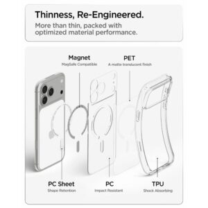 Spigen Ultra Hybrid MagSafe iPhone 17 Pro / 18 Pro FROST WHITE - Image 8